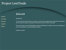 Tablet Screenshot of letstrade.us
